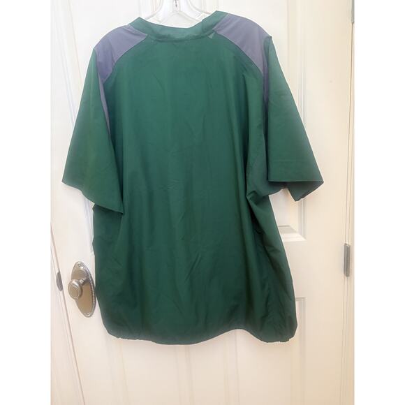 Vintage Nike Storm Fit Jacket Mens Size L Green Y2K Pullover Short Sleeves - Picture 5 of 5